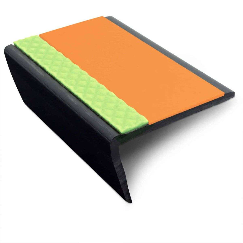 ASR 63x35mm Aluminator® Slimline PVC Stair Nosing – Non-Slip Aluminium Edge
