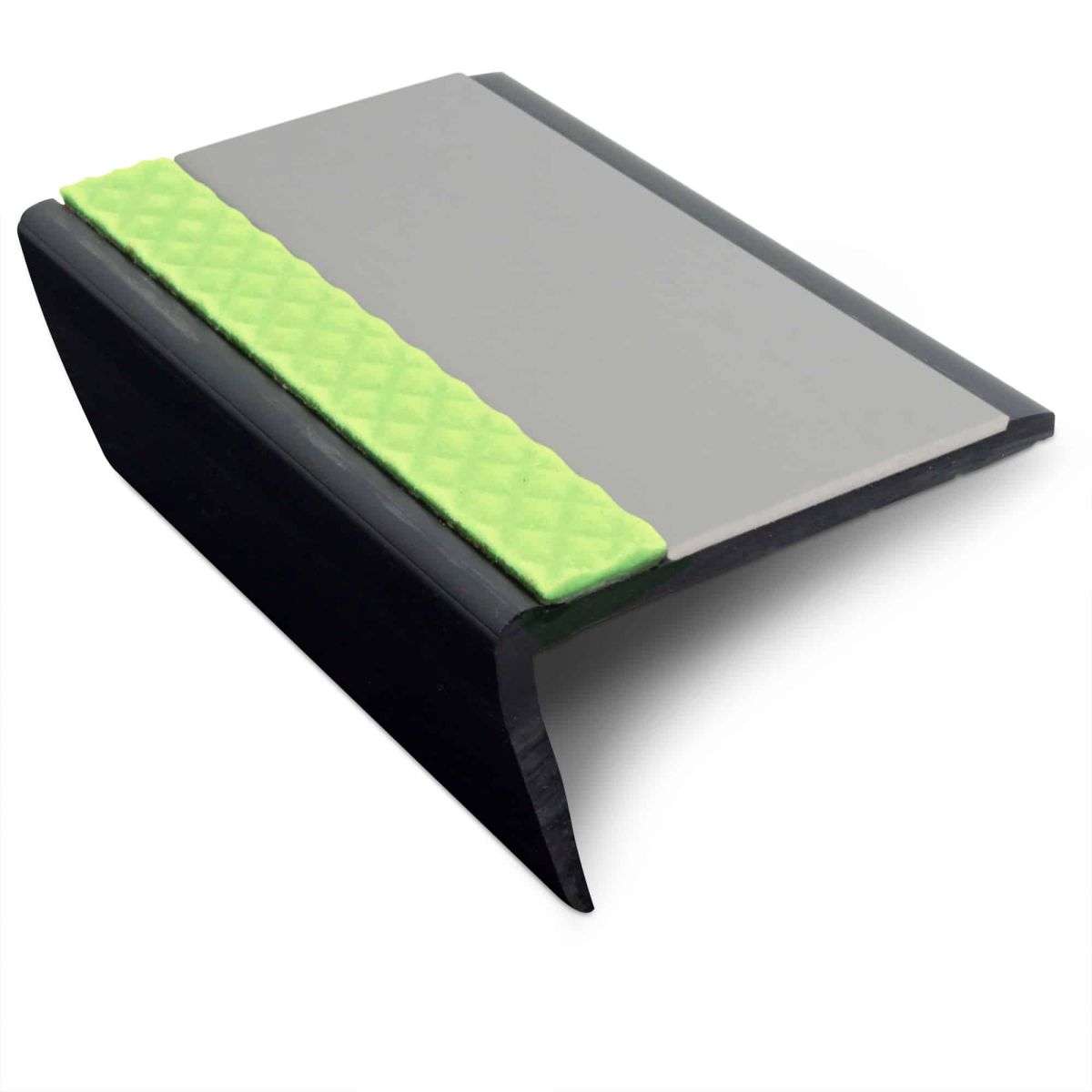 ASR 63x35mm Aluminator® Slimline PVC Stair Nosing – Non-Slip Aluminium Edge