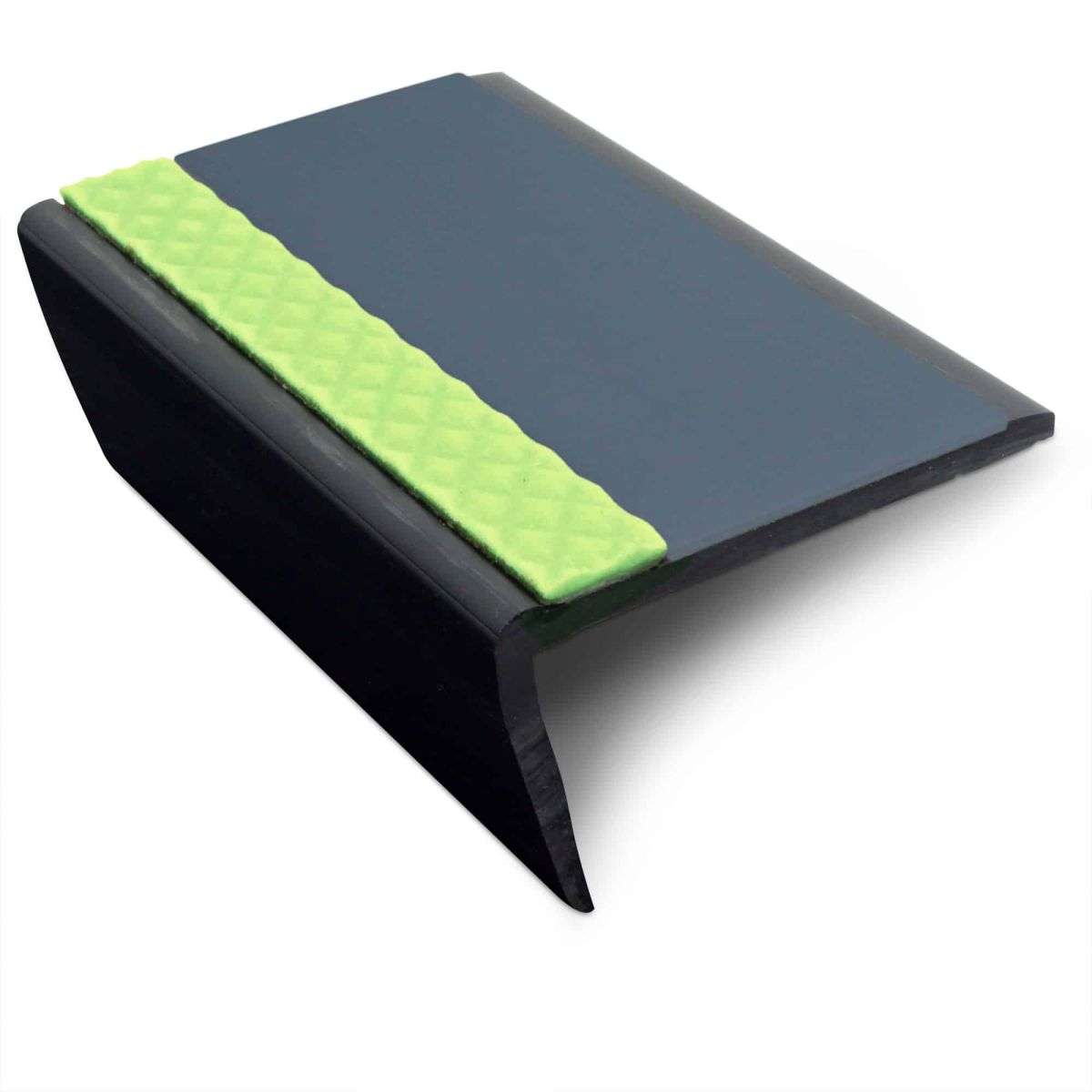 ASR 63x35mm Aluminator® Slimline PVC Stair Nosing – Non-Slip Aluminium Edge