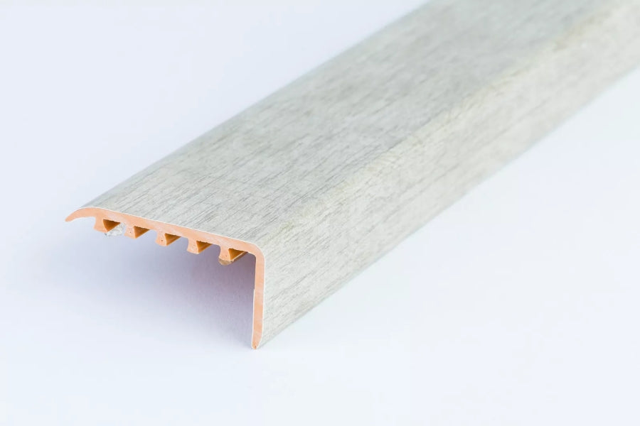 uPVC Stair Nosing 45 MM x 22 MM x 0.9 M Length Wood Effect
