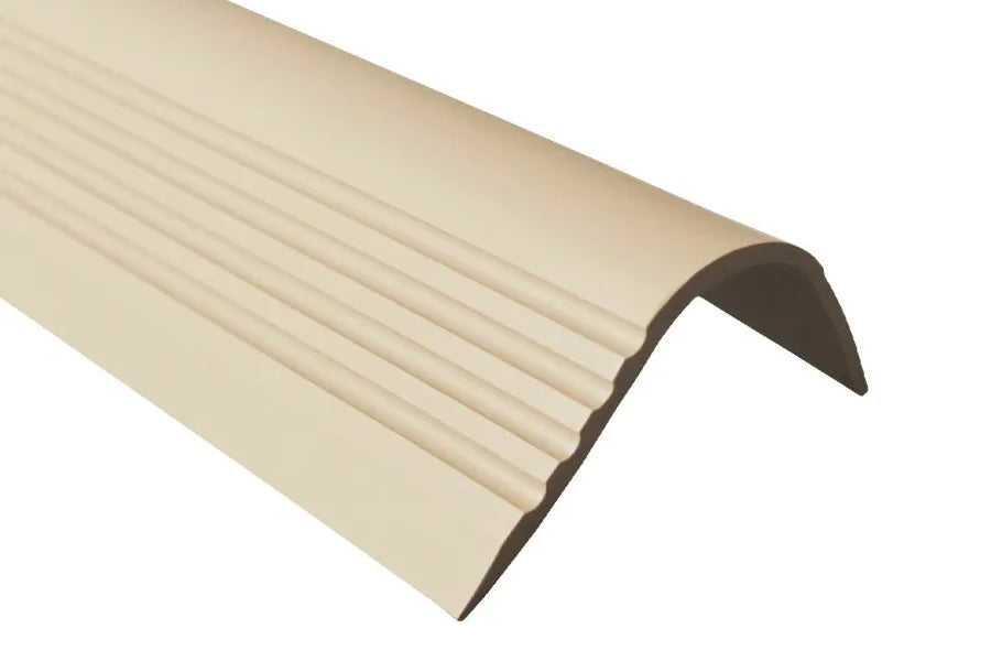 Non Slip PVC Rubber Stair Nosing 52 MM x 40 MM x 1.18 M Length RGPT