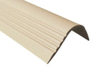 Non Slip PVC Rubber Stair Nosing 52 MM x 40 MM x 1.18 M Length RGPT