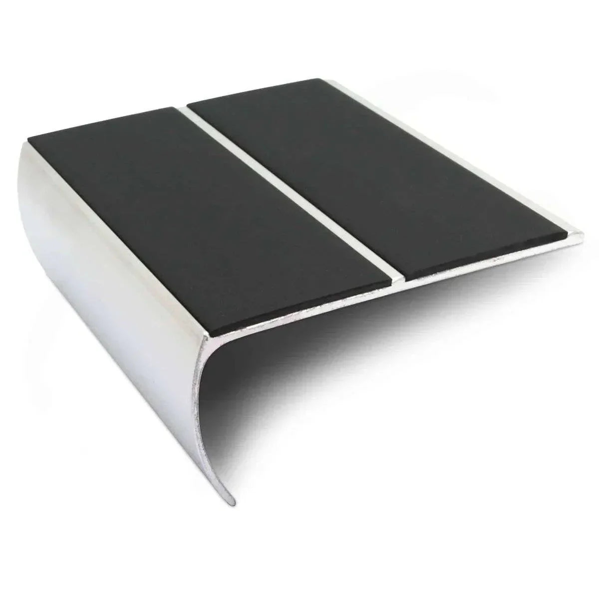 NSL29 Aluminium Anti-Slip Stair Nosing 87x40mm – Heavy-Duty Edge Trim with PVC Insert