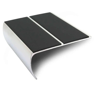 NSL29 Aluminium Anti-Slip Stair Nosing 87x40mm – Heavy-Duty Edge Trim with PVC Insert