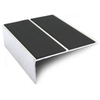 NSL09 85 x 32mm Aluminium Non Slip Stair Nosing Edge Trim With Pvc Insert