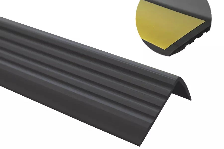 Self adhesive non slip PVC stair nosing40 MM x 25 MM x 1.18 M Length ND