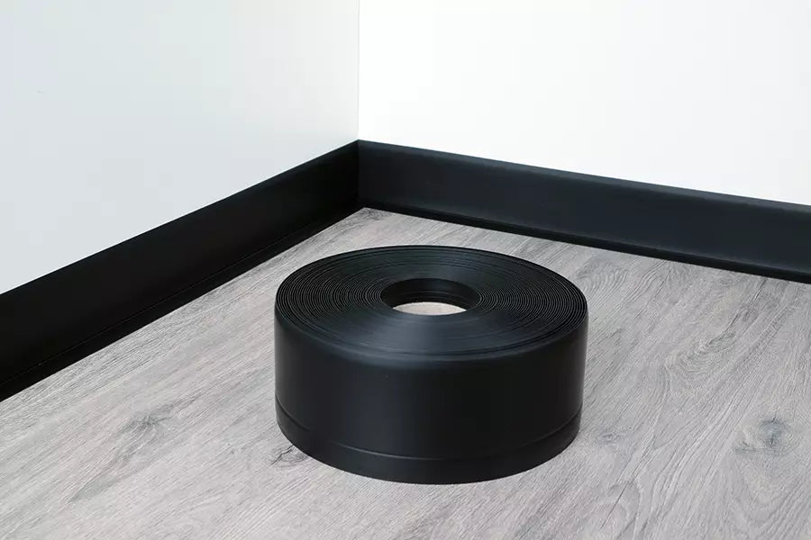 Flexible PVC Skirting Board 70×20mm – 10m Soft Floor & Wall Edge Trim Roll
