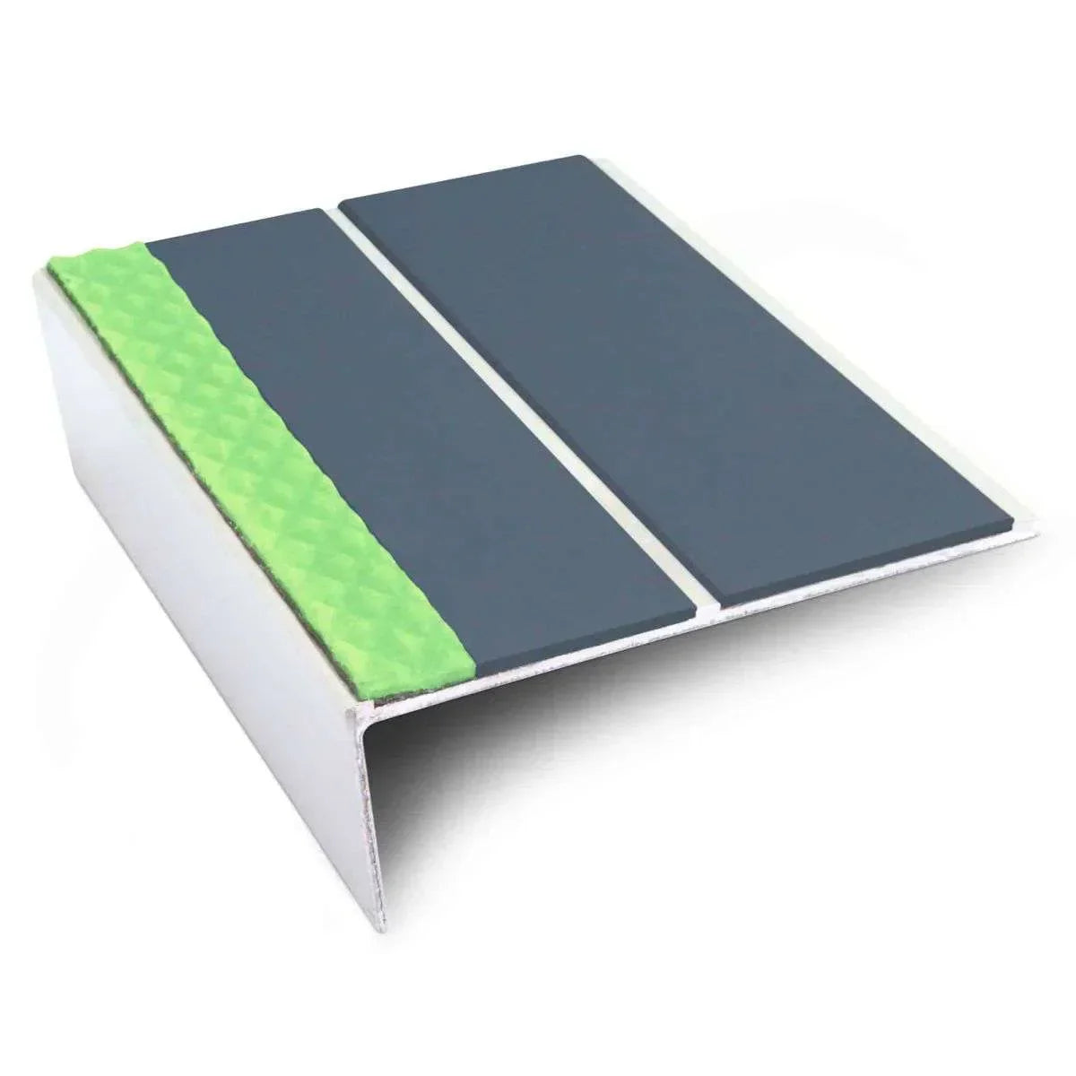 ASL10 85x32mm Aluminium Non Slip Stair Nosing Edge Trim With Pvc Insert