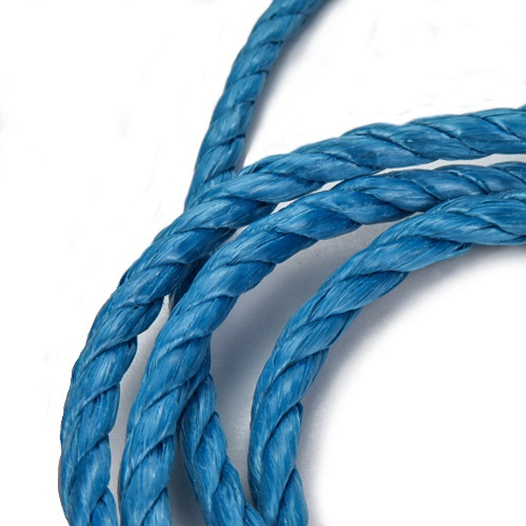 Blue Poly Rope Coil 30m and Lorry Rope – Heavy Duty Utility Rope for Outdoor, DIY and Commercial Fastening