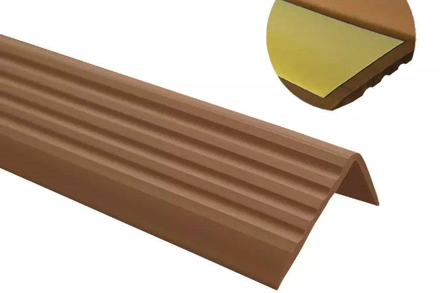 Self adhesive non slip PVC stair nosing40 MM x 25 MM x 1.18 M Length ND