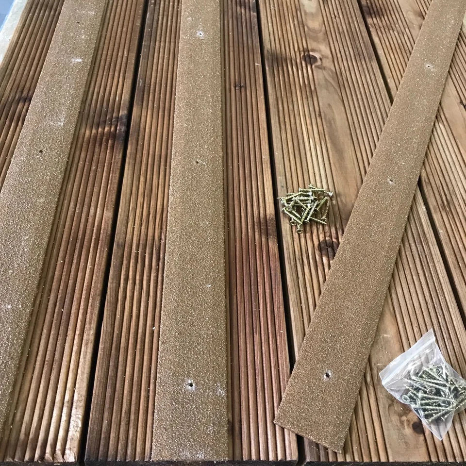 Anti-Slip Decking Strips – GRP TreadGrip 50mm | Screws Included