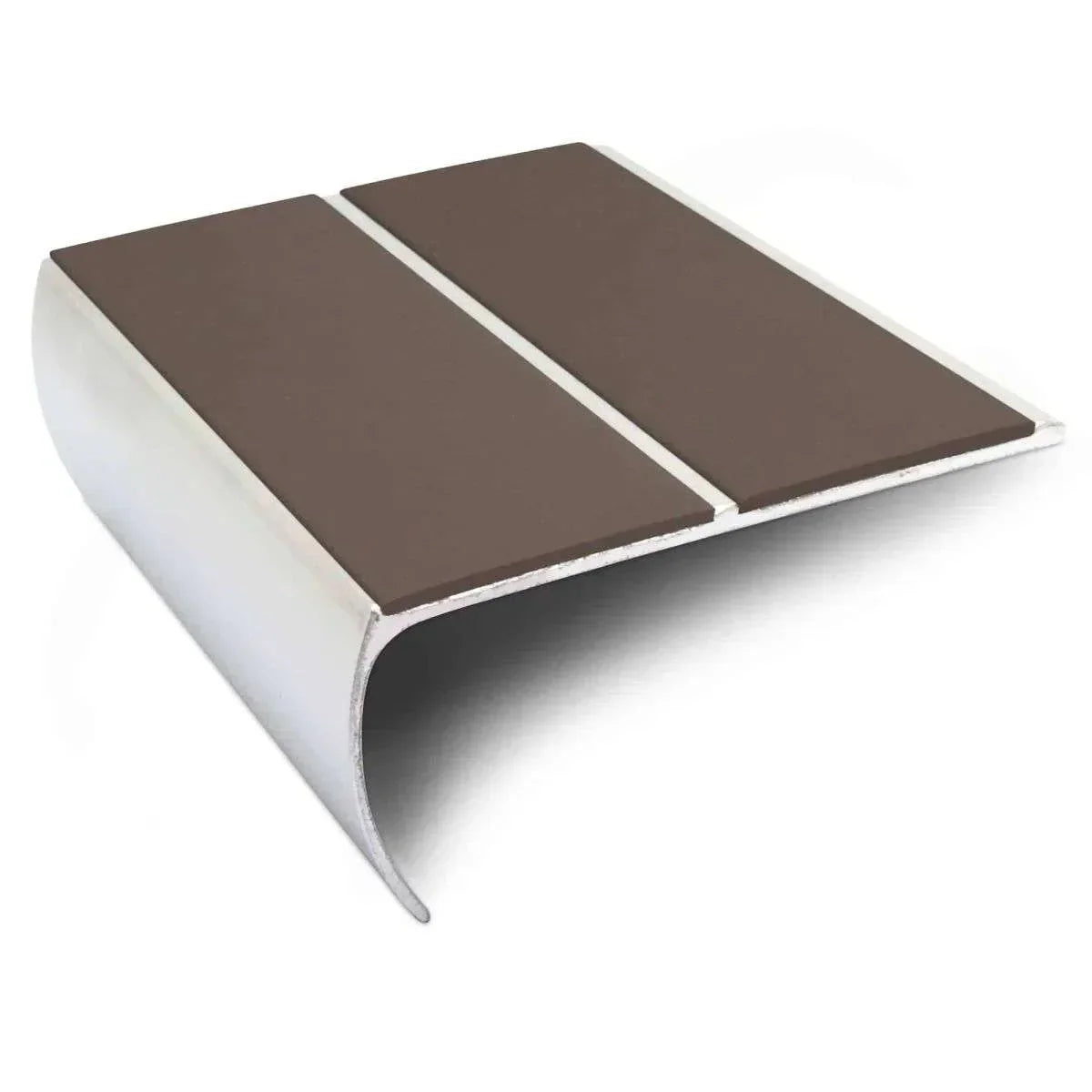 NSL29 Aluminium Anti-Slip Stair Nosing 87x40mm – Heavy-Duty Edge Trim with PVC Insert
