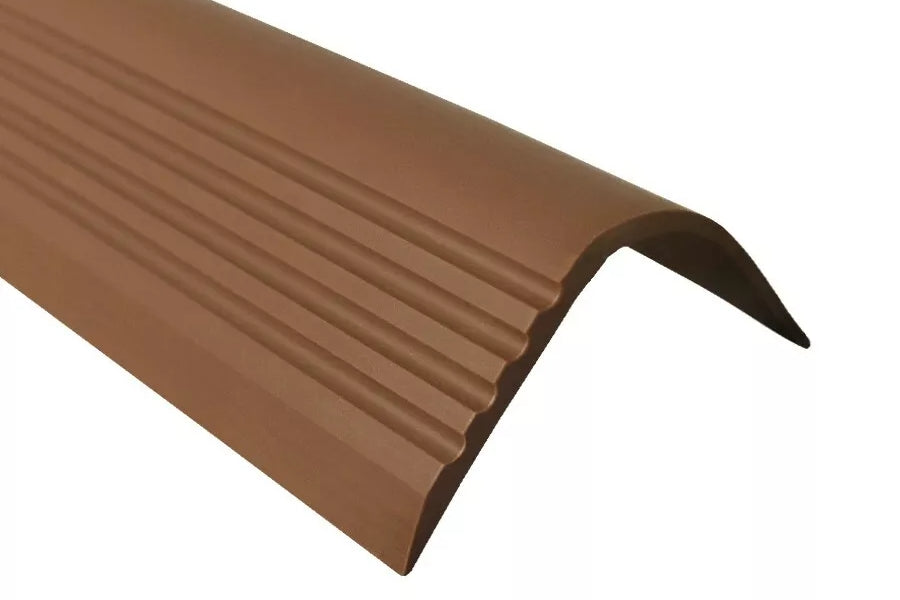 Non Slip PVC Rubber Stair Nosing 52 MM x 40 MM x 1.18 M Length RGPT