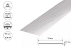 Self Adhesive Aluminium Door Threshold Strip 30 MM x 930 MM Length Anodised LPPG30K