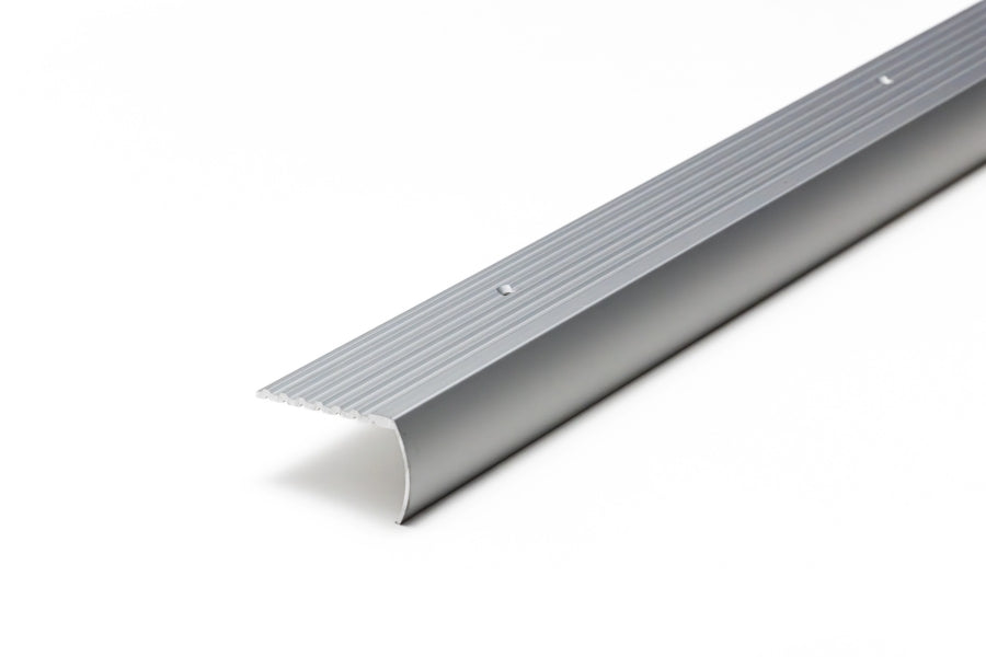 Aluminium Bullnose Stair Nosing 50mm x 30mm x 118cm Length Curved Step Edge Trim Silver Gold Champagne -  SN BL50