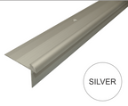 C29 42 x 28mm Anodised Aluminium LVT Stair nosing Edge Profile For 5mm Flooring