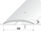 A04 49mm Aluminium Door Threshold Strip – Anodised Finish