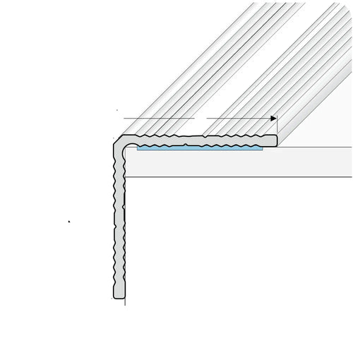 Diagram of a roof with a gable end, showing dimensions.
