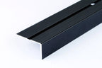 Aluminium Stair Nosing 40 MM x 20 MM x 1 M & 2 M Length Anodised Grooved Anti-Slip - LSSR