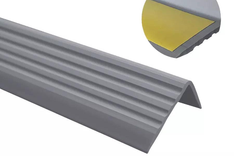 Self adhesive non slip PVC stair nosing40 MM x 25 MM x 1.18 M Length ND