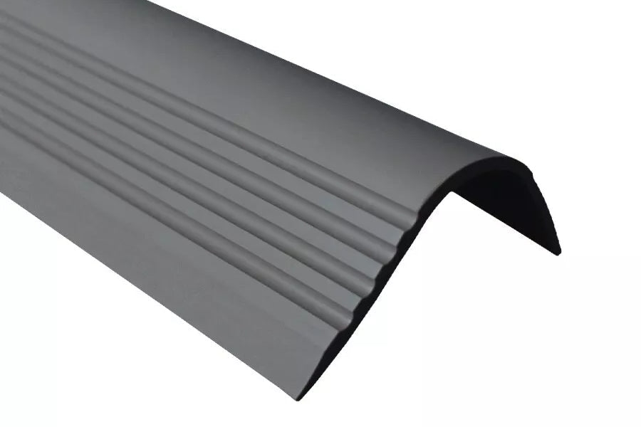 Non Slip PVC Rubber Stair Nosing 52 MM x 40 MM x 1.18 M Length RGPT