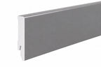 Skirting Board 80 MM x 14 MM  2200 mm Length Polystyrene  Wall Floor Edge Trim Various Colours -Decor