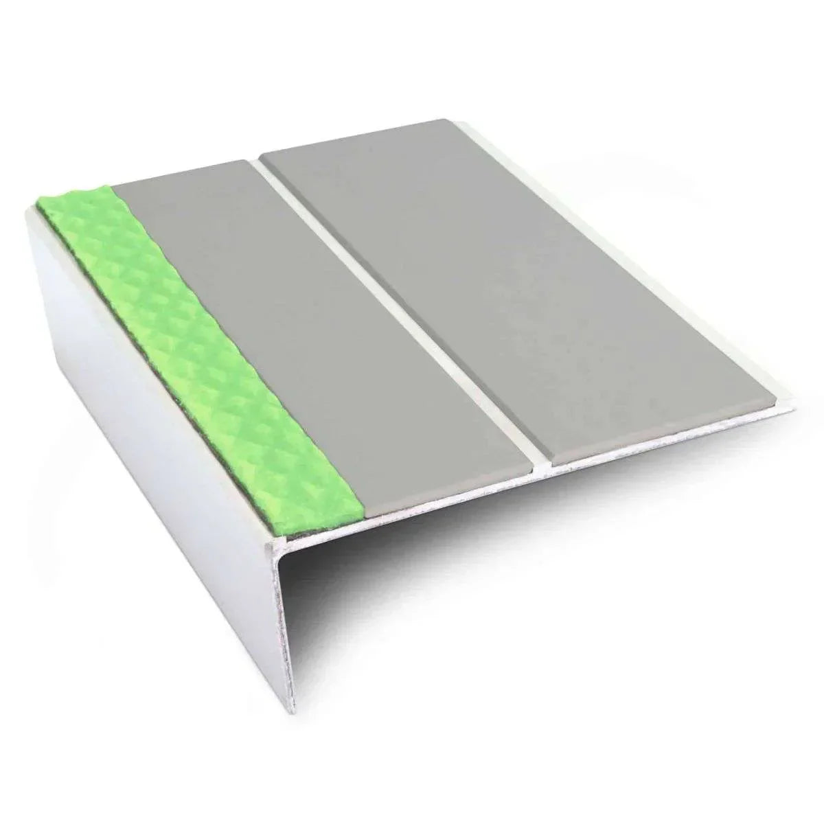 ASL10 85x32mm Aluminium Non Slip Stair Nosing Edge Trim With Pvc Insert