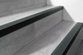 Non Slip PVC Rubber Stair Nosing 52 MM x 40 MM x 1.18 M Length RGPT
