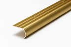 Aluminium Bullnose Stair Nosing 62mm x 38mm x 118cm Length Curved Step Edge Trim Silver Gold Champagne -  SN BL62