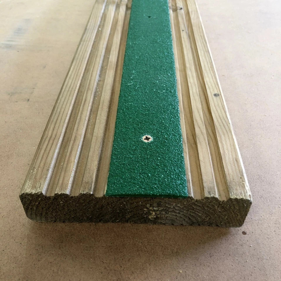 Anti-Slip Decking Strips 50mm & 90mm – GRP TreadGrip | Pre-Drilled, Free Screws