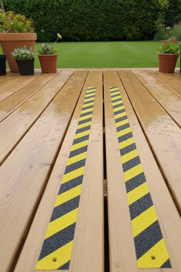 Anti-Slip Decking Strips – GRP TreadGrip 50mm | Screws Included