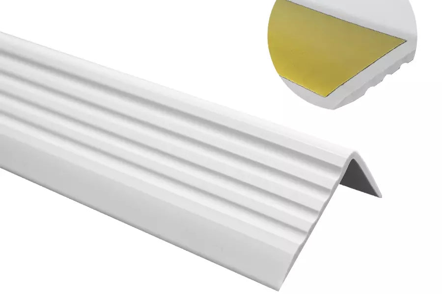 Self adhesive non slip PVC stair nosing40 MM x 25 MM x 1.18 M Length ND
