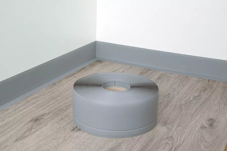 Flexible PVC Skirting Board 70×20mm – 10m Soft Floor & Wall Edge Trim Roll