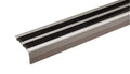Silver With Black Rubber