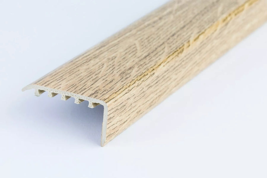uPVC Stair Nosing 45 MM x 22 MM x 0.9 M Length Wood Effect