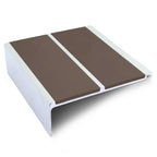 NHD11 91 x 32mm Aluminium Non-Slip Stair Nosing – Wide Safety Edge