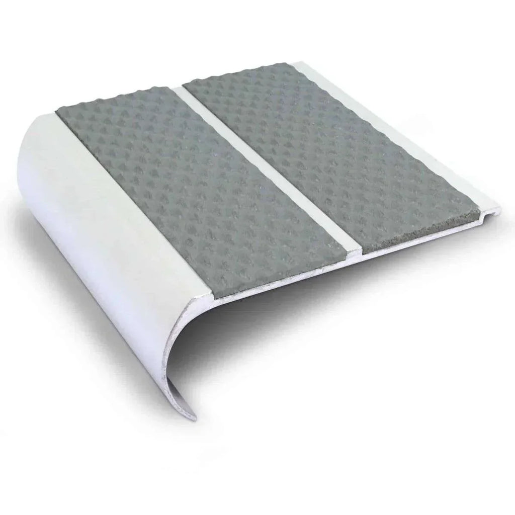 NHD13 91 x 35mm Aluminium Non-Slip Stair Nosing – Wide Step Edge Protection