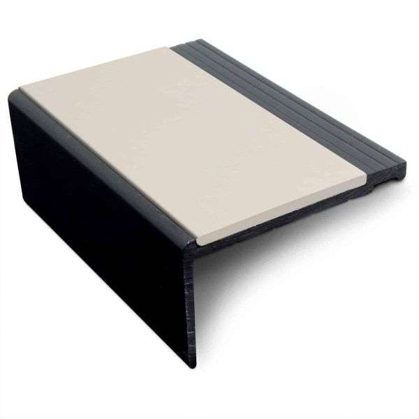 NHP 60.4x32mm Heavy Duty Hard Nose PVC Stair Nosing – Non-Slip Aluminium Profile