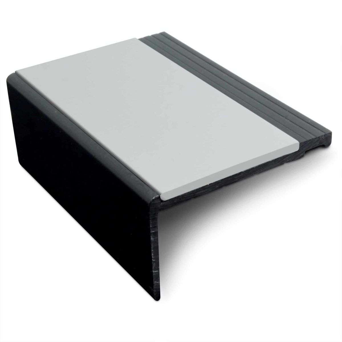 NHP 60.4x32mm Heavy Duty Hard Nose PVC Stair Nosing – Non-Slip Aluminium Profile