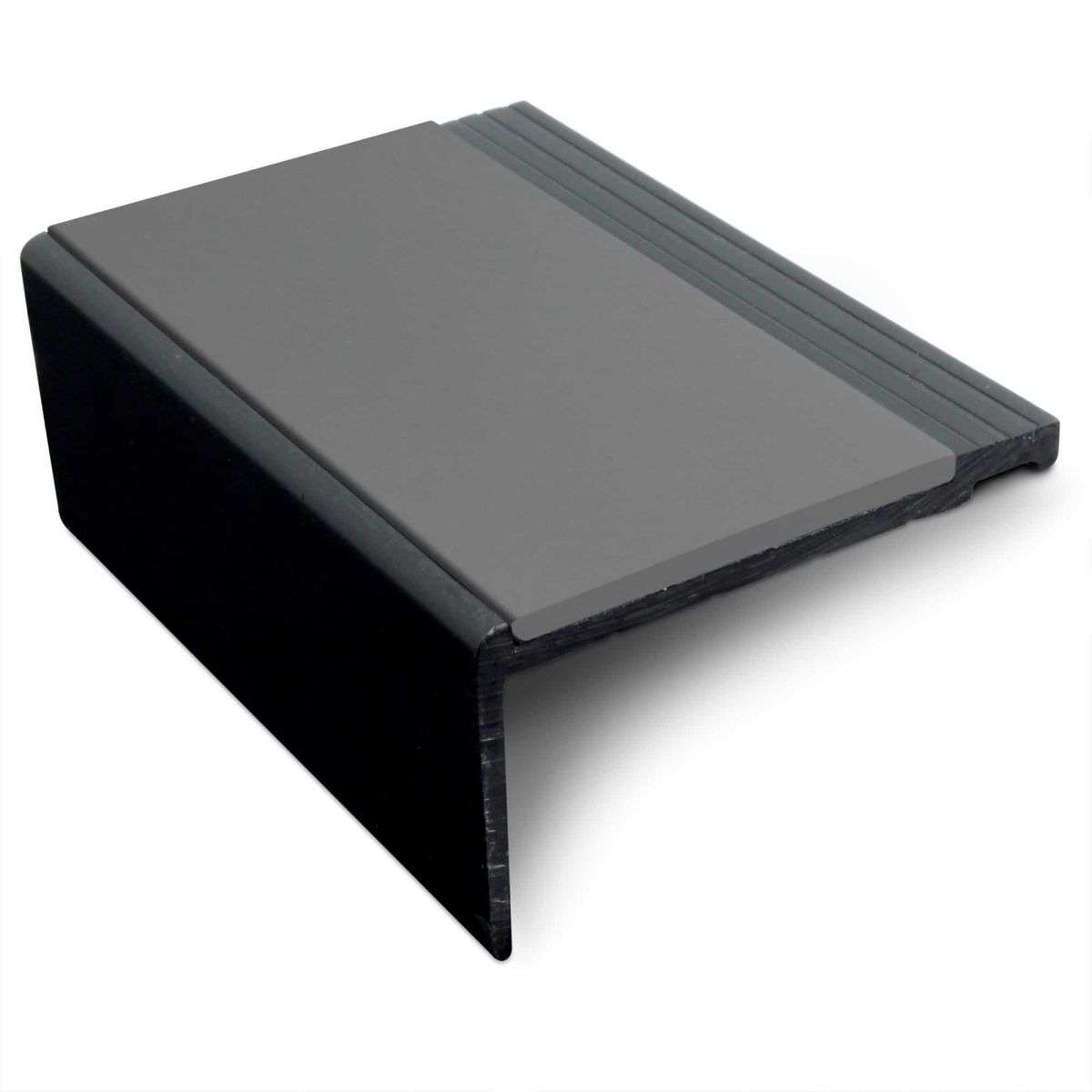 NHP 60.4x32mm Heavy Duty Hard Nose PVC Stair Nosing – Non-Slip Aluminium Profile