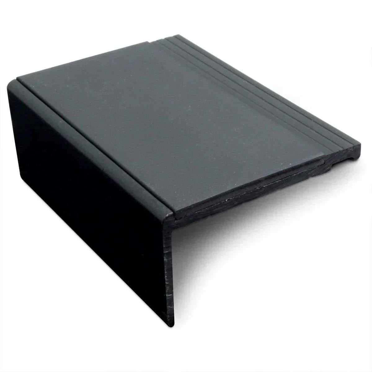 NHP 60.4x32mm Heavy Duty Hard Nose PVC Stair Nosing – Non-Slip Aluminium Profile