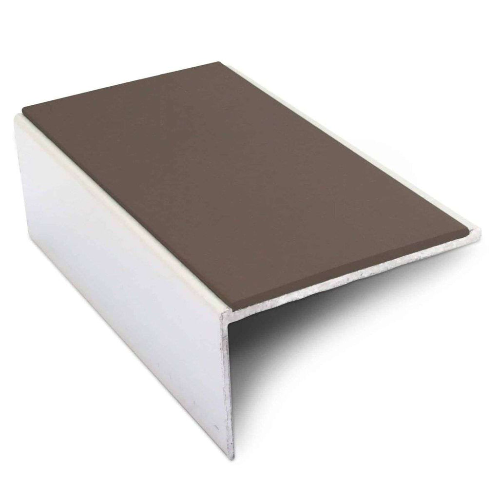 NSL01 56x32mm Aluminium Stair Nosing with Slip-Resistant PVC Insert