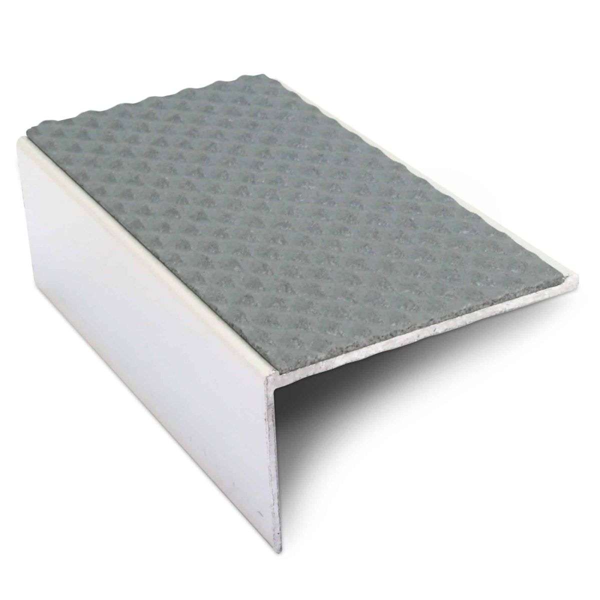 NSL01 56x32mm Aluminium Stair Nosing with Anti-Slip PVC Insert