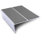 NSL10 85x32mm Aluminium Wide-Tread Stair Nosing with PVC Grip Insert