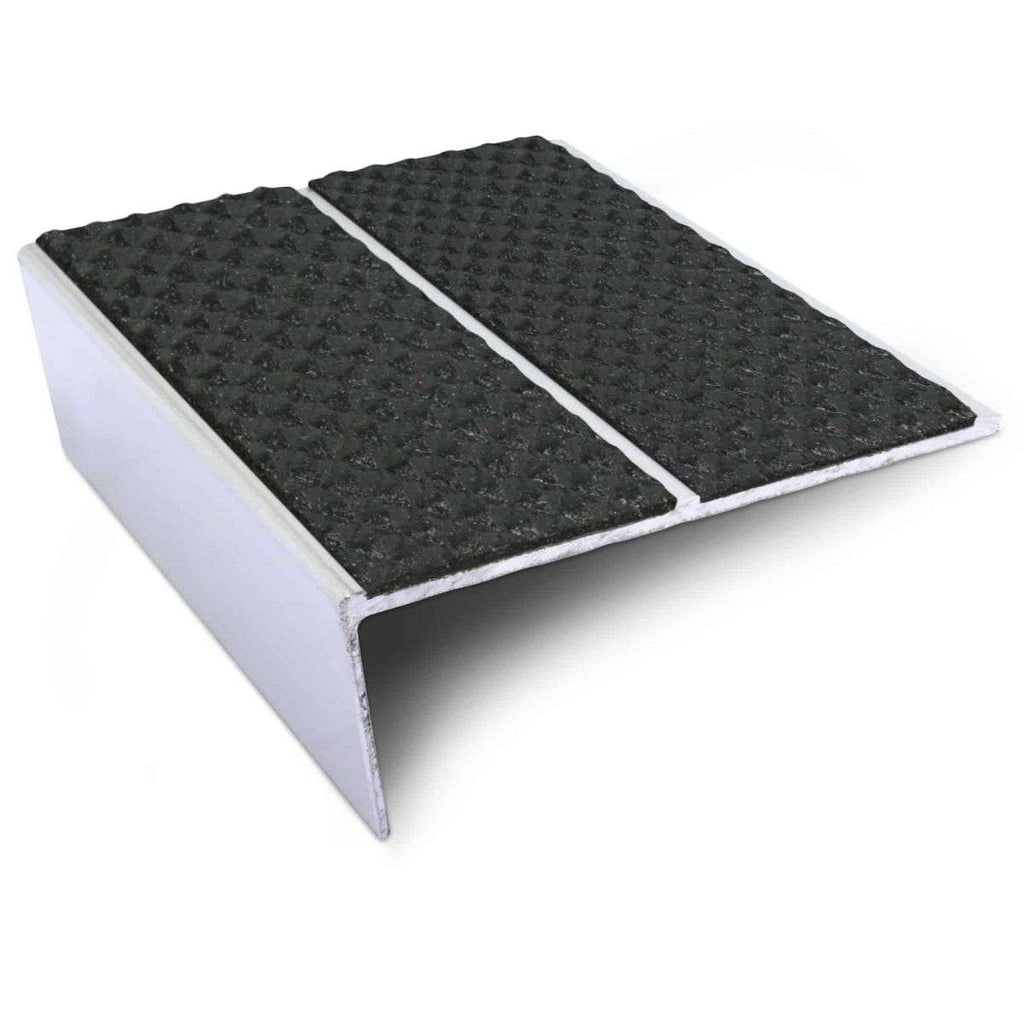 NSL10 85x32mm Tredsafe Aluminium Stair Edge Trim with Anti-Slip PVC