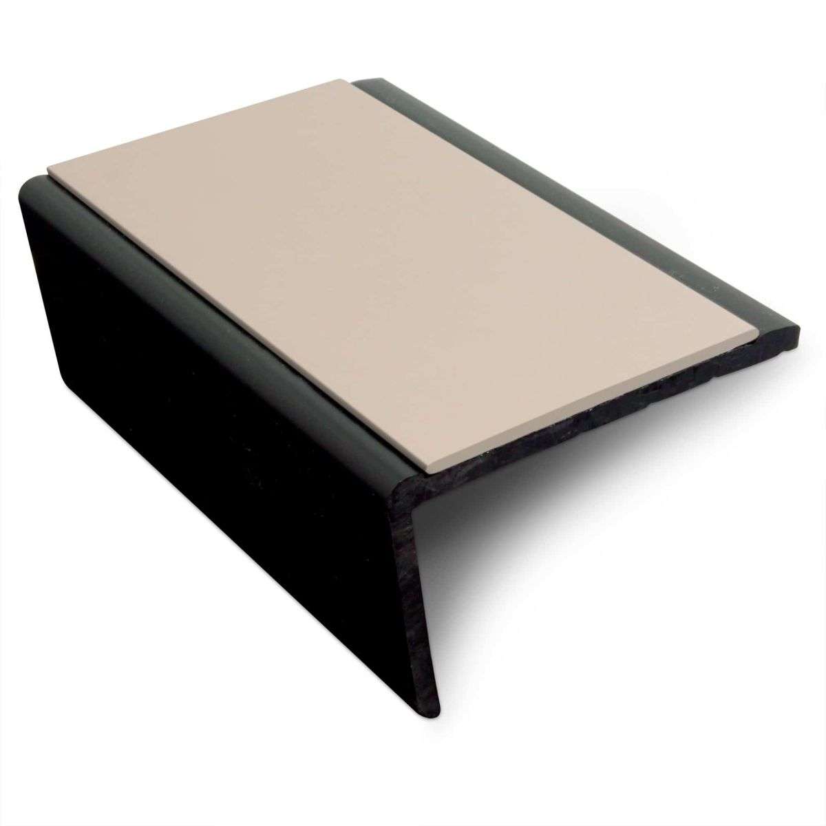 NSP 56x32.5mm Slimline Hard Nose PVC Stair Nosing – Non-Slip Edge Trim