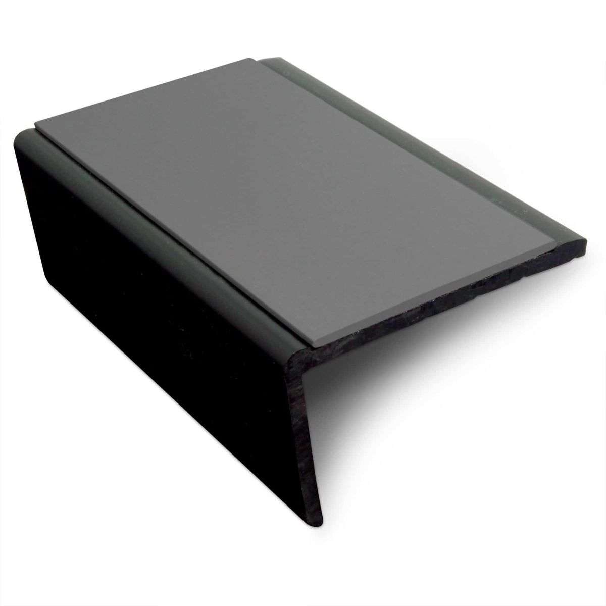 NSP 56x32.5mm Slimline Hard Nose PVC Stair Nosing – Non-Slip Edge Trim