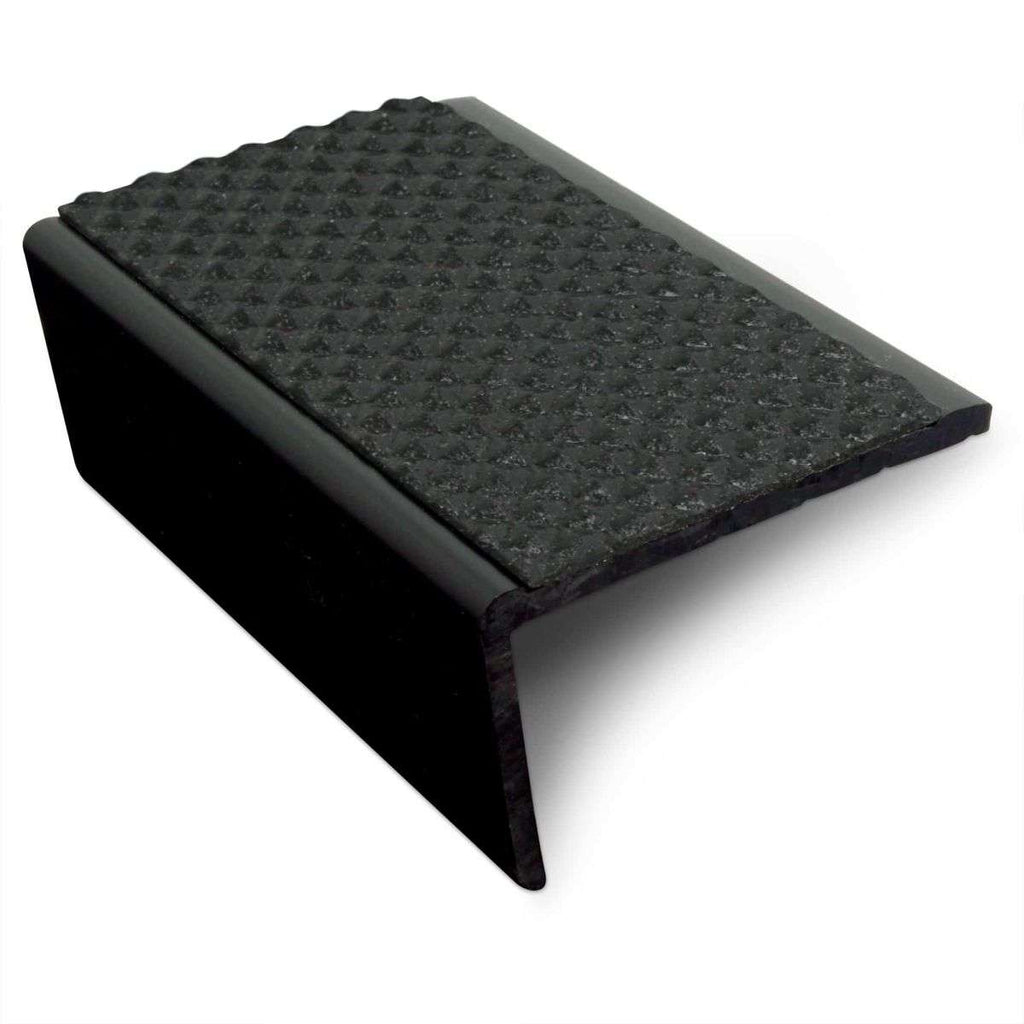 NSP 56x32.5mm Slimline Hard Nose PVC Stair Nosing – Non-Slip Profile