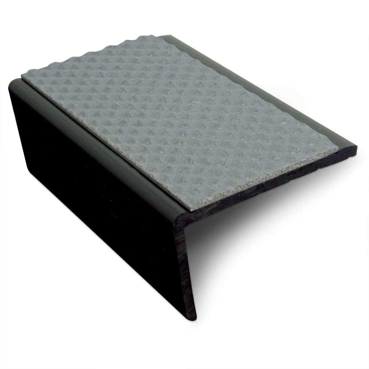 NSP 56x32.5mm Slimline Hard Nose PVC Stair Nosing – Non-Slip Profile