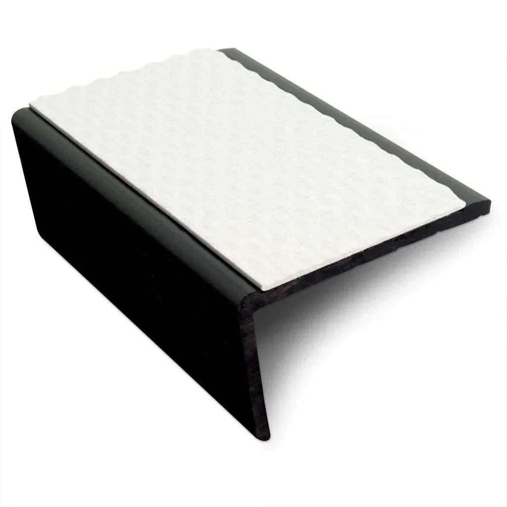 NSP 56x32.5mm Slimline Hard Nose PVC Stair Nosing – Non-Slip Profile